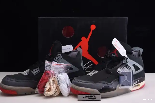 Cheap TBkick 4 Air CV9388-001 White Off Bred Jordan Retro x 0519
